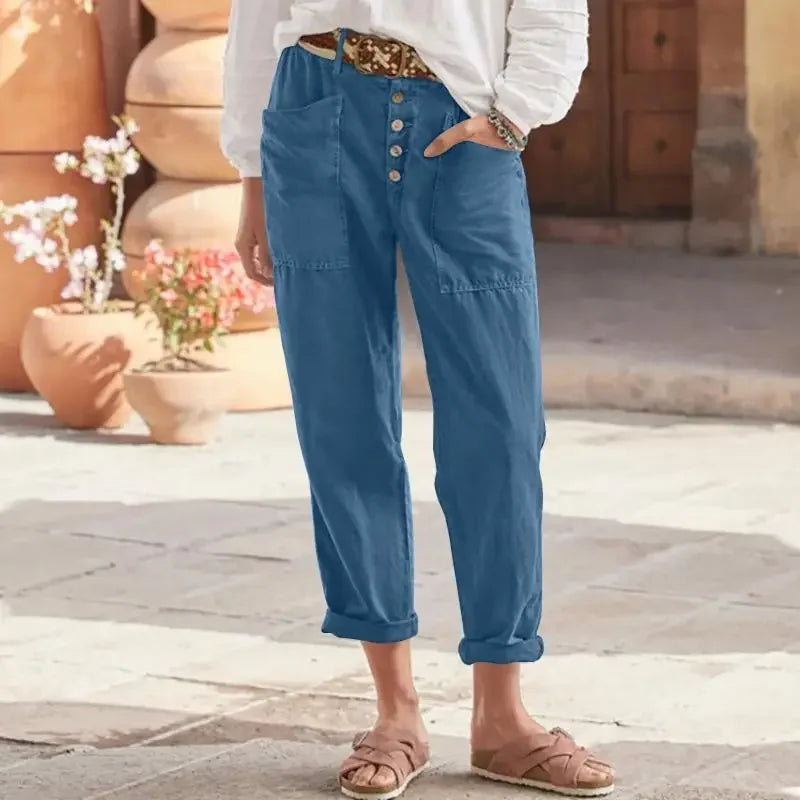 A Vintage Style Trousers with Delicate Timeless Details