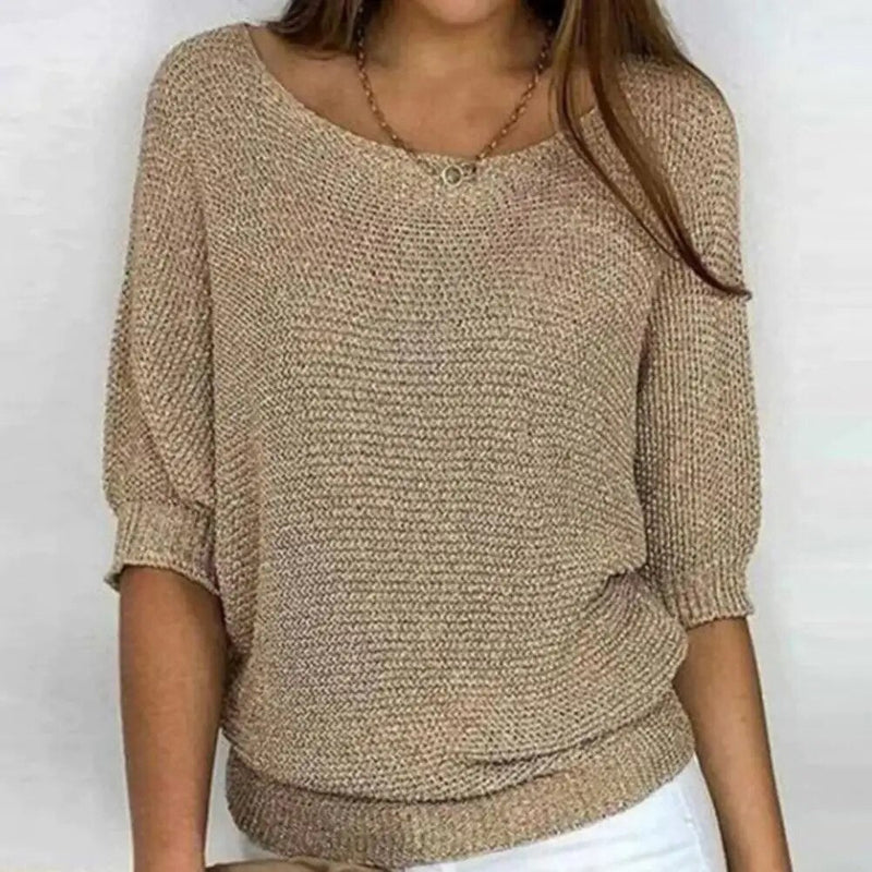 Well Tailored Sweater with a Graceful Silhouette