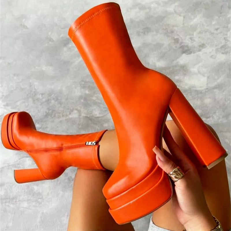 Chic Orthopedic Boots with Unique Design