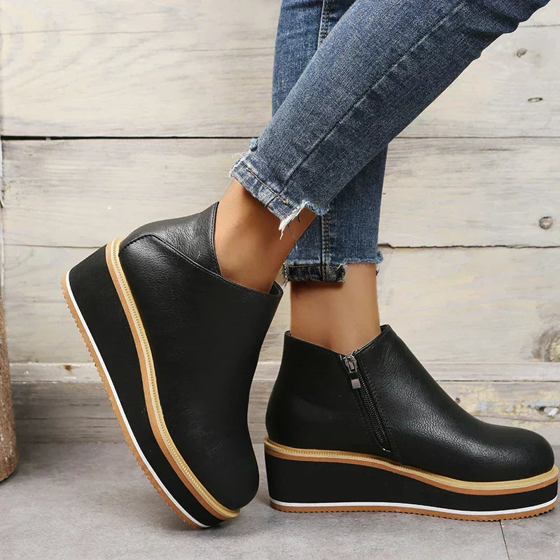 Classic Orthopedic Boots with Timeless Style