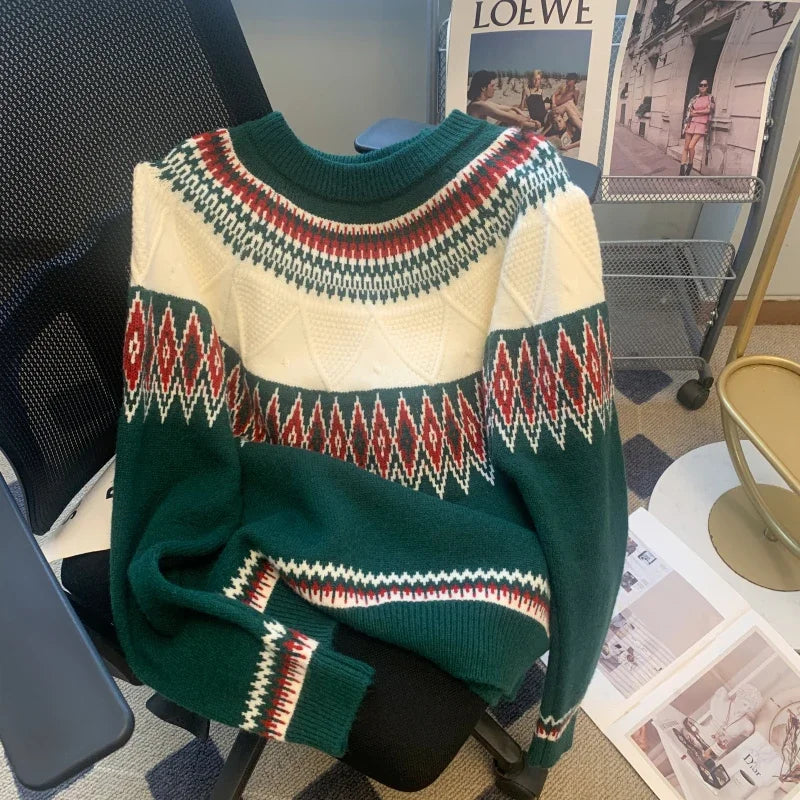 A Vintage Style Sweater with Delicate Timeless Details