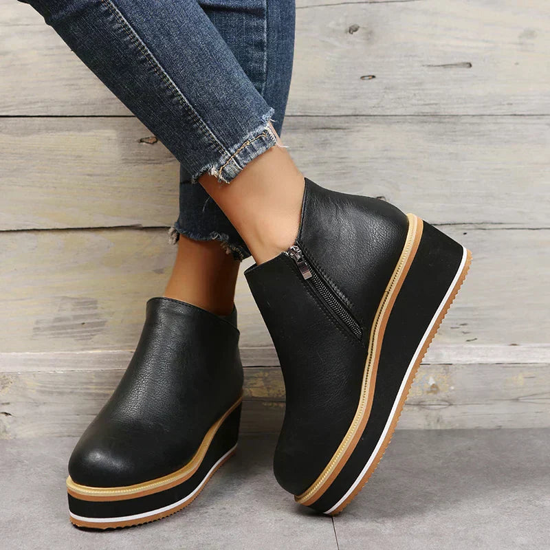 Classic Orthopedic Boots with Timeless Style