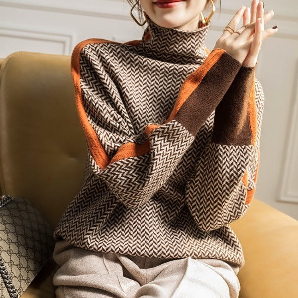 Vintage Inspired Sweater with a Contemporary Edge