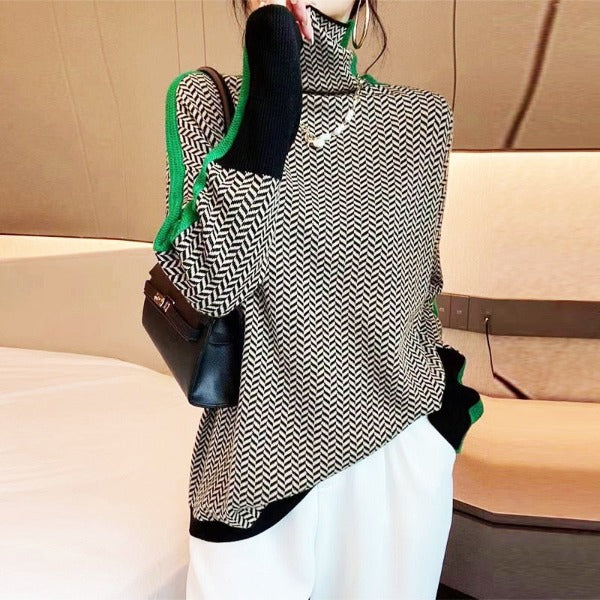 Vintage Inspired Sweater with a Contemporary Edge