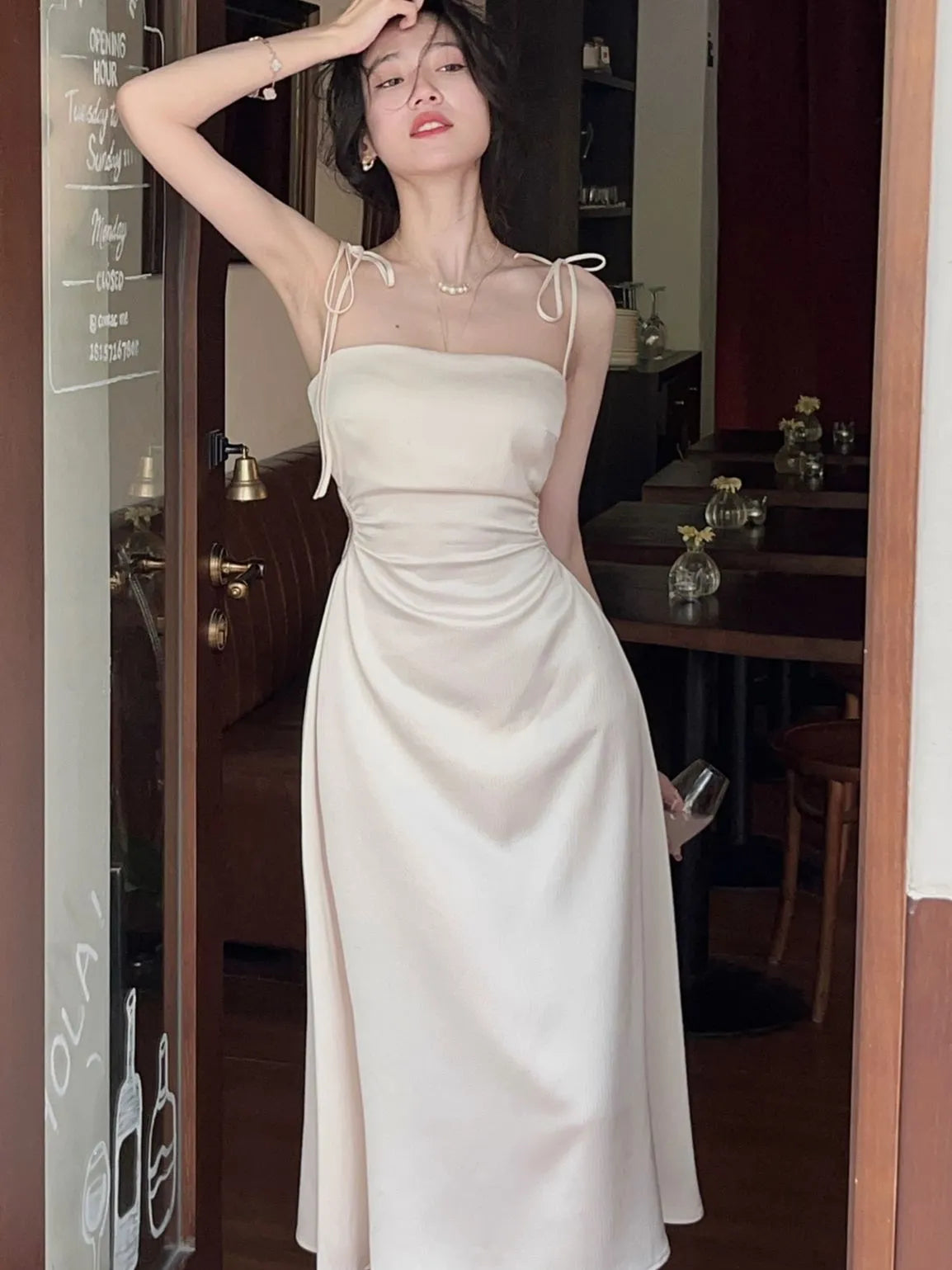 A Vintage Style Dress with Delicate Timeless Details