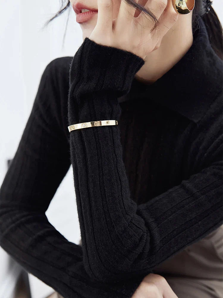 Vintage Inspired Sweater with a Contemporary Edge