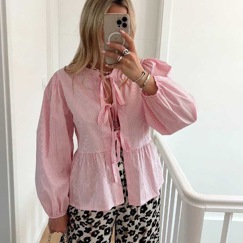 Vintage Inspired Blouse with a Contemporary Edge