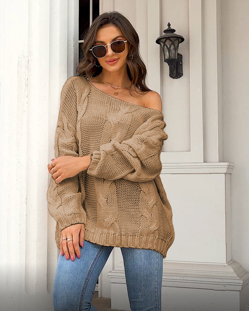 Classic Vintage Sweater with a Flattering Fit