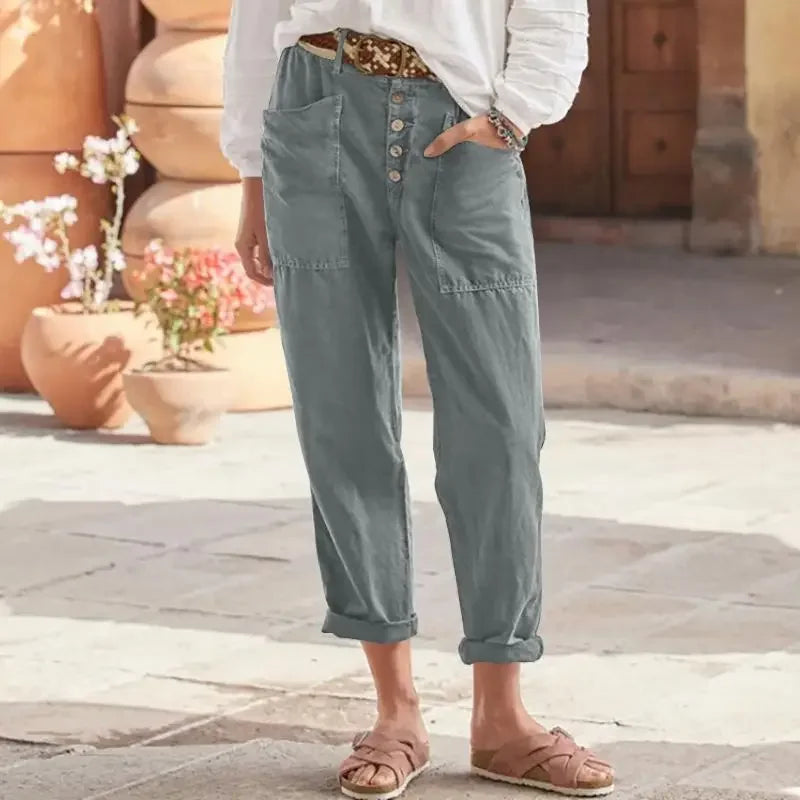 A Vintage Style Trousers with Delicate Timeless Details