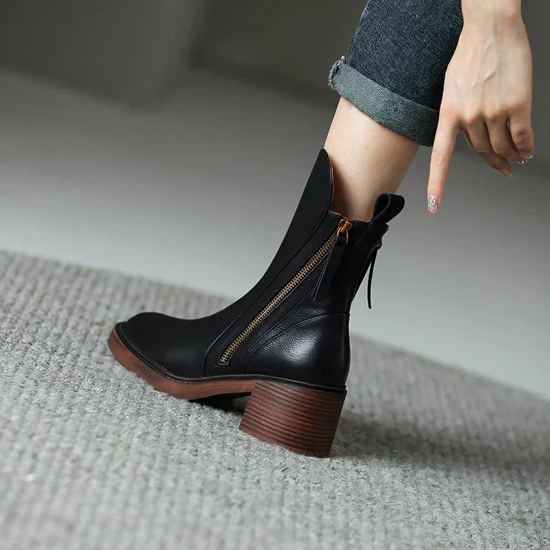 Classic Orthopedic Boots with Timeless Style