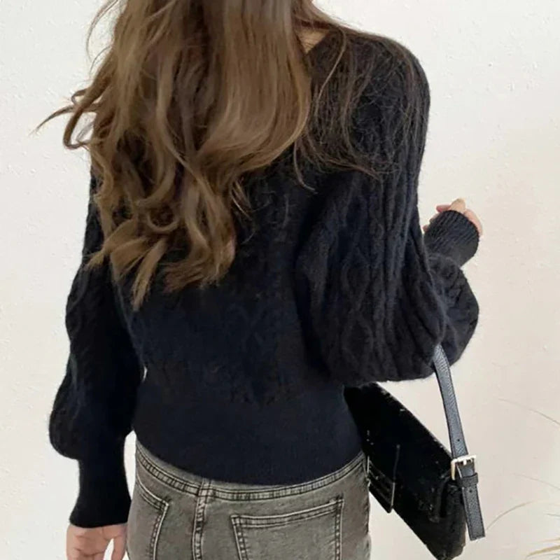 Vintage Inspired Sweater with a Contemporary Edge