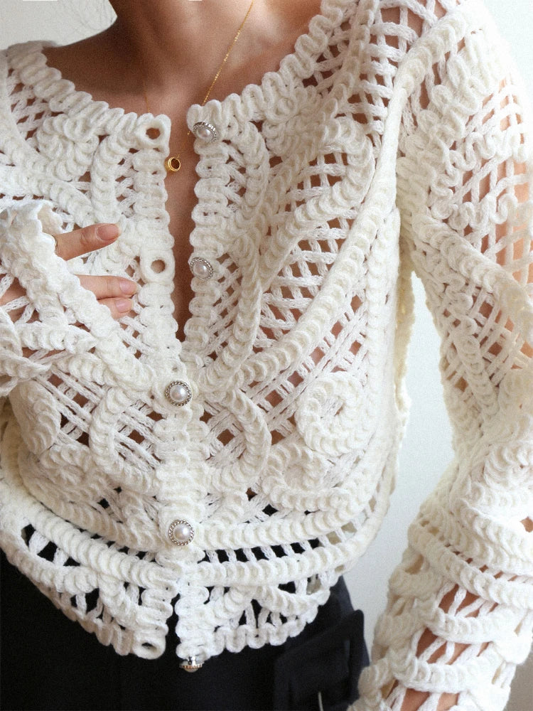 Classic Vintage Cardigan with a Flattering Fit