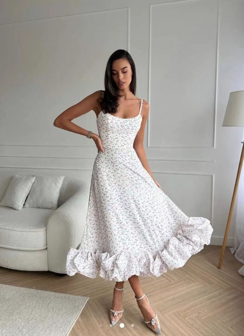 A Vintage Style Dress with Delicate Timeless Details