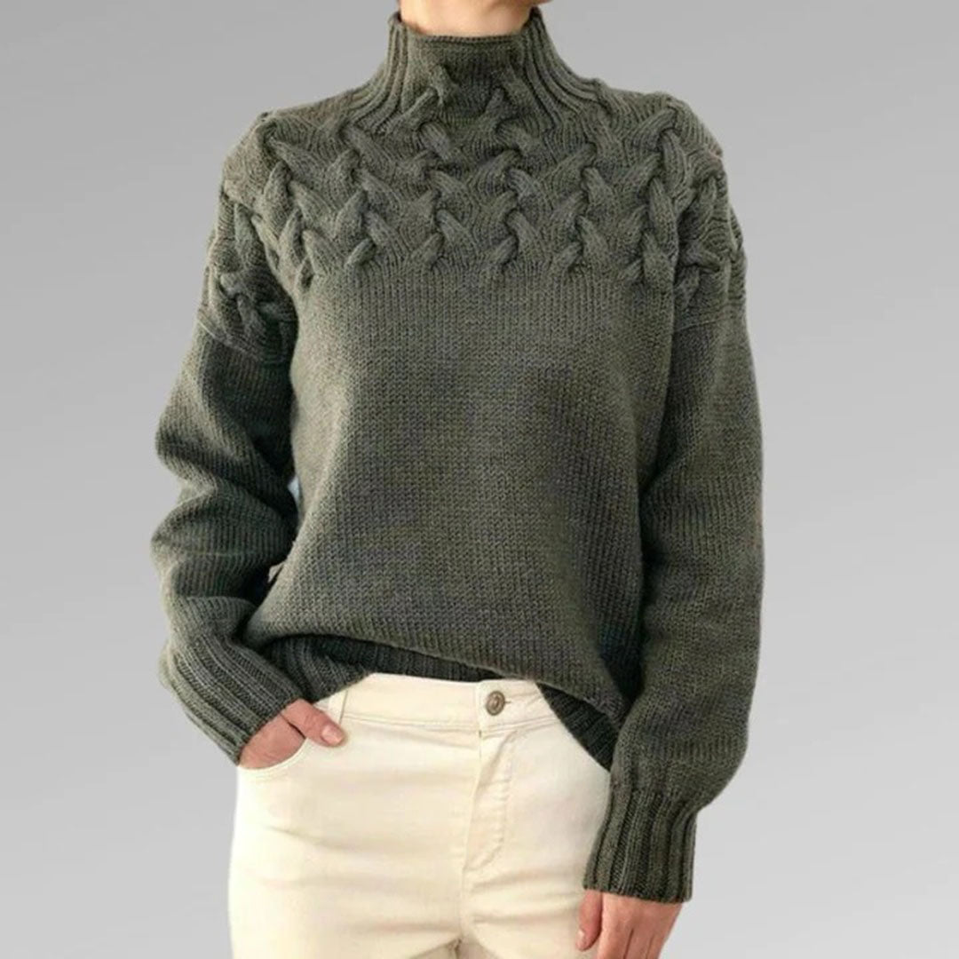 Well Tailored Sweater with a Graceful Silhouette
