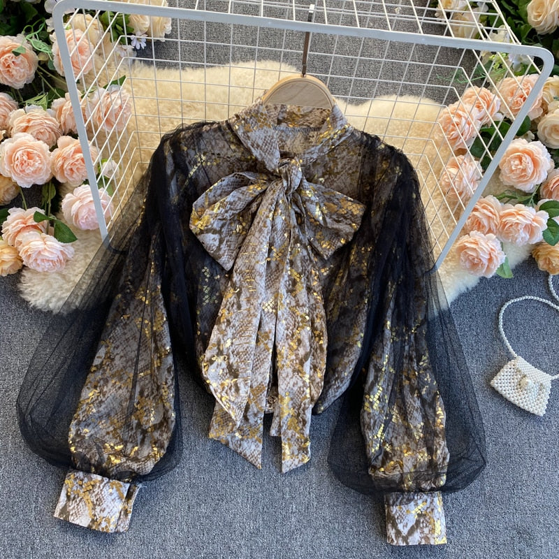 Vintage Inspired Blouse with a Contemporary Edge