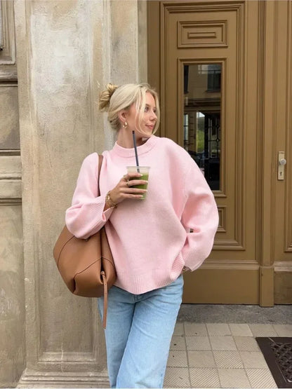 A Vintage Style Sweater with Delicate Timeless Details