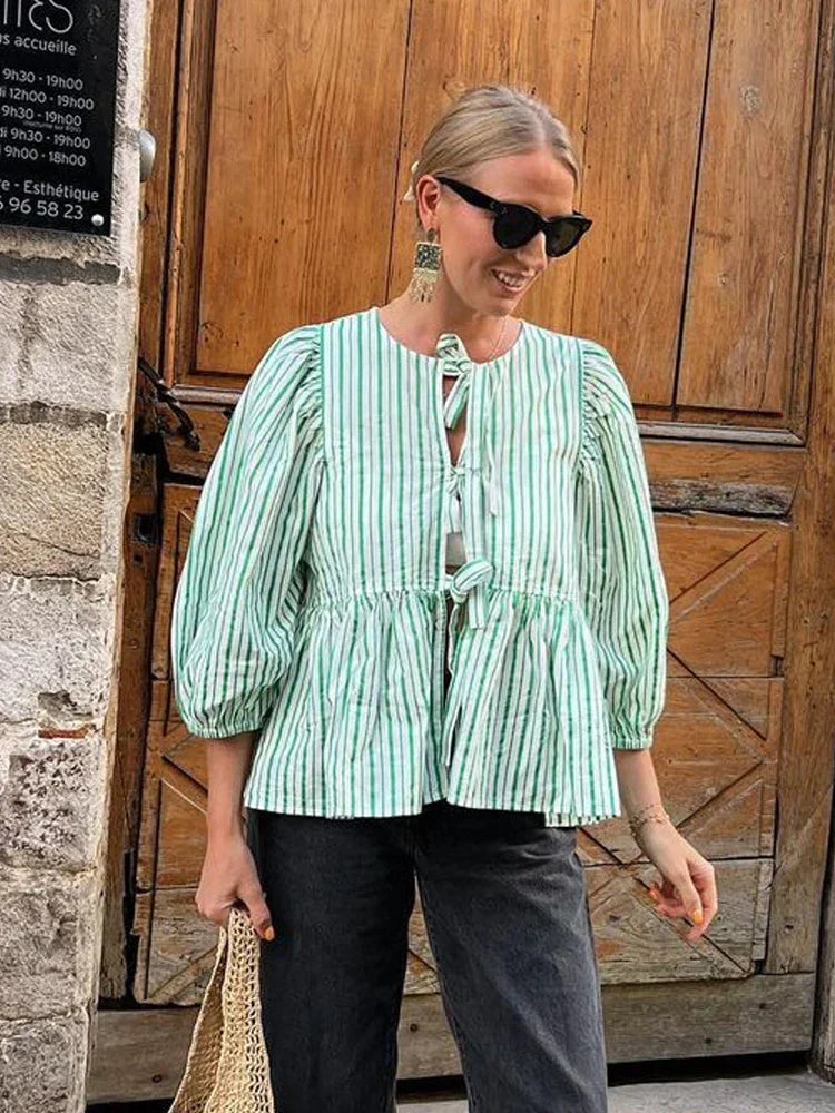 Vintage Inspired Blouse with a Contemporary Edge