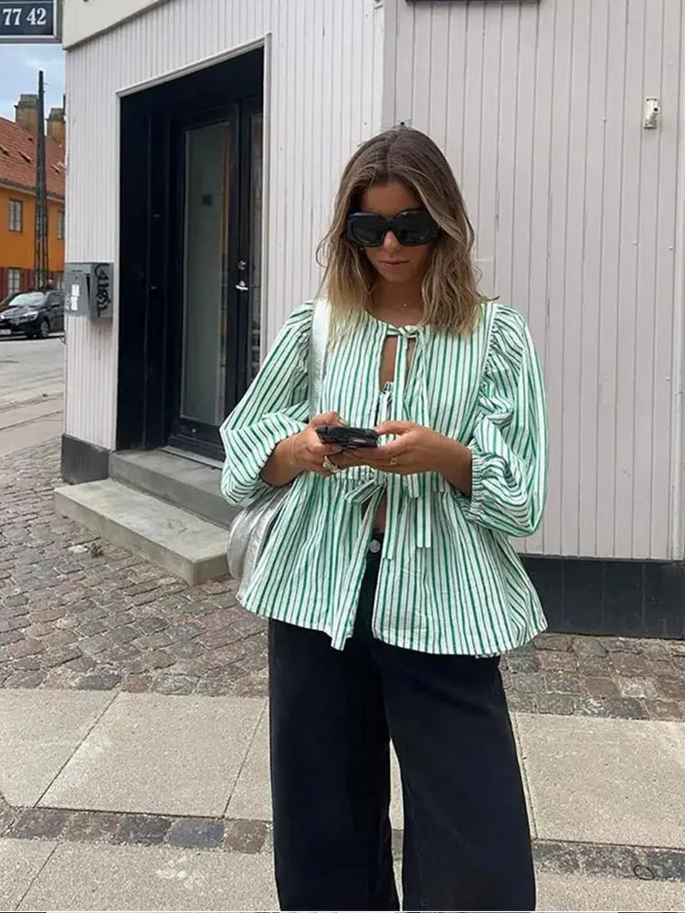 Vintage Inspired Blouse with a Contemporary Edge