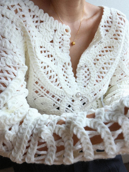 Classic Vintage Cardigan with a Flattering Fit