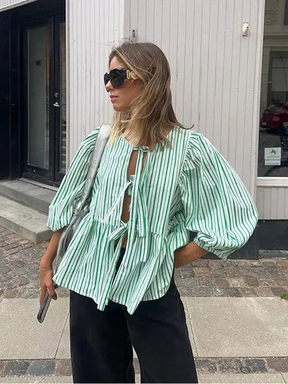 Vintage Inspired Blouse with a Contemporary Edge