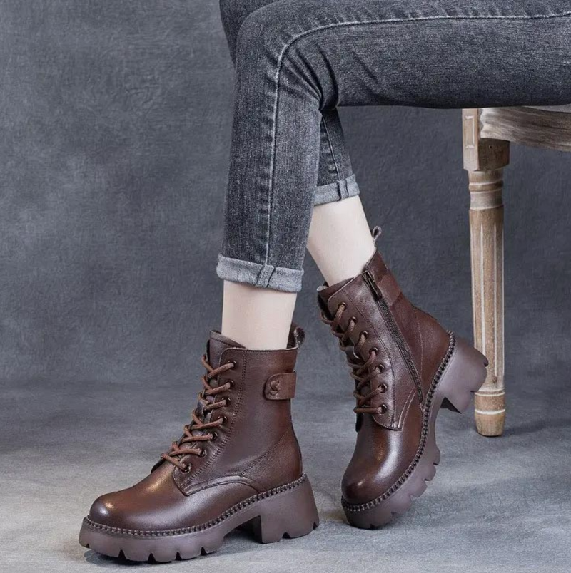 Vintage Inspired Orthopedic Boots