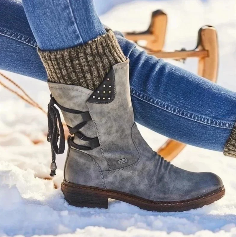 Vintage Inspired Orthopedic Boots
