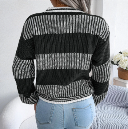 Vintage Inspired Sweater with a Contemporary Edge