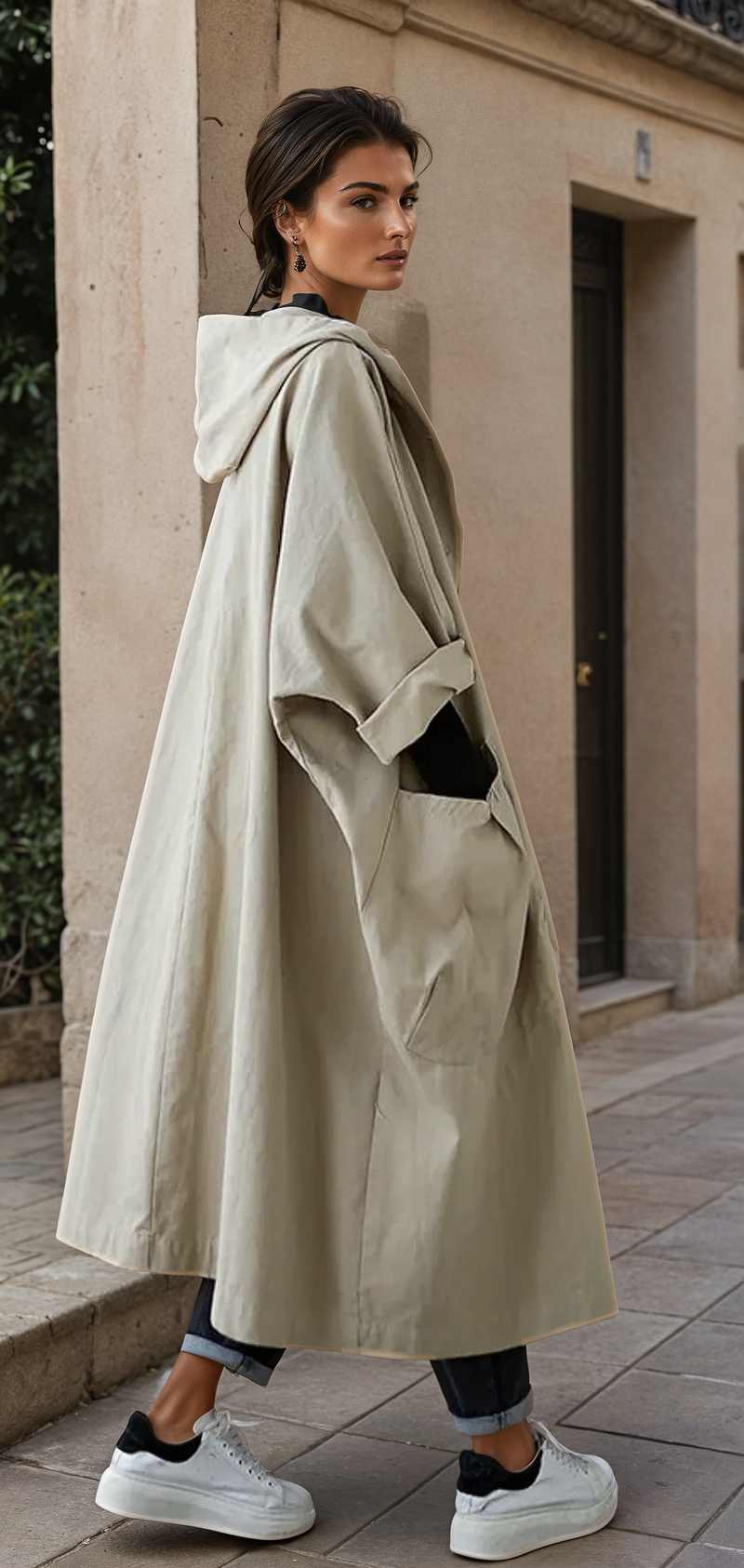 Classic Vintage Coat with a Flattering Fit