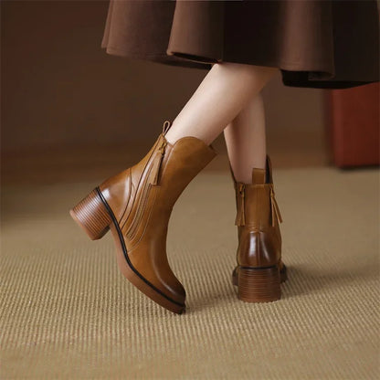 Classic Orthopedic Boots with Timeless Style