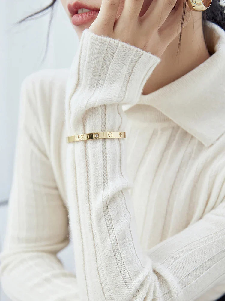 Vintage Inspired Sweater with a Contemporary Edge