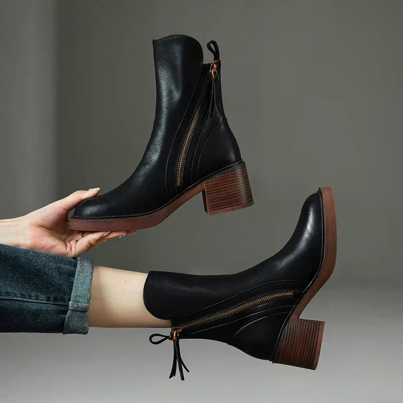 Classic Orthopedic Boots with Timeless Style