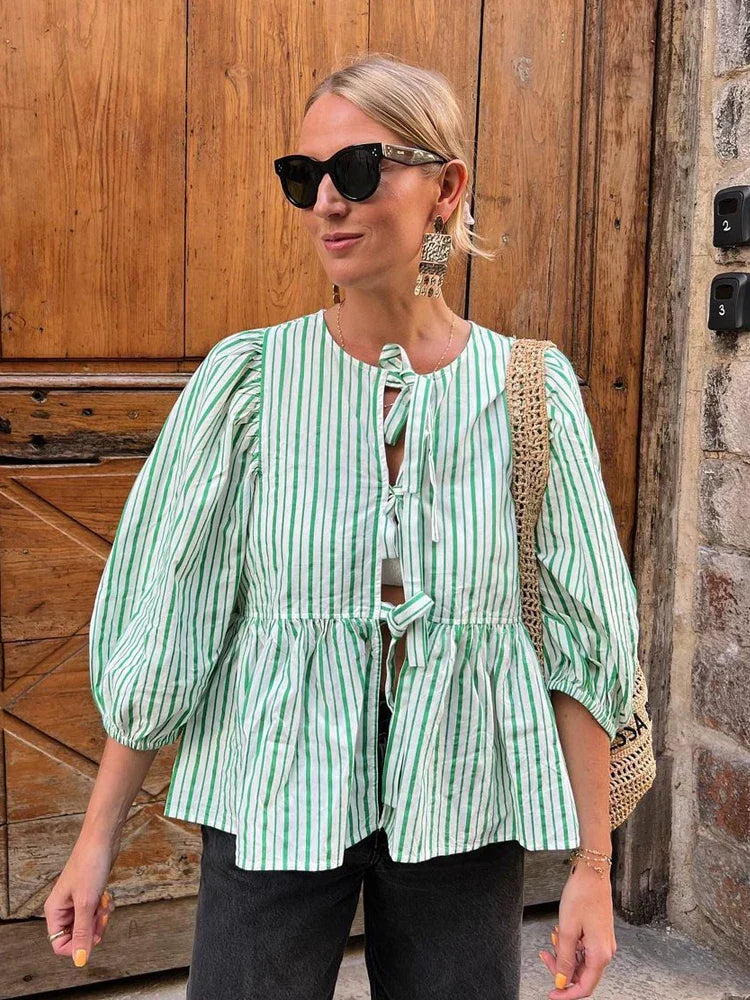 Vintage Inspired Blouse with a Contemporary Edge