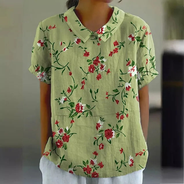 Well Tailored Blouse with a Graceful Silhouette