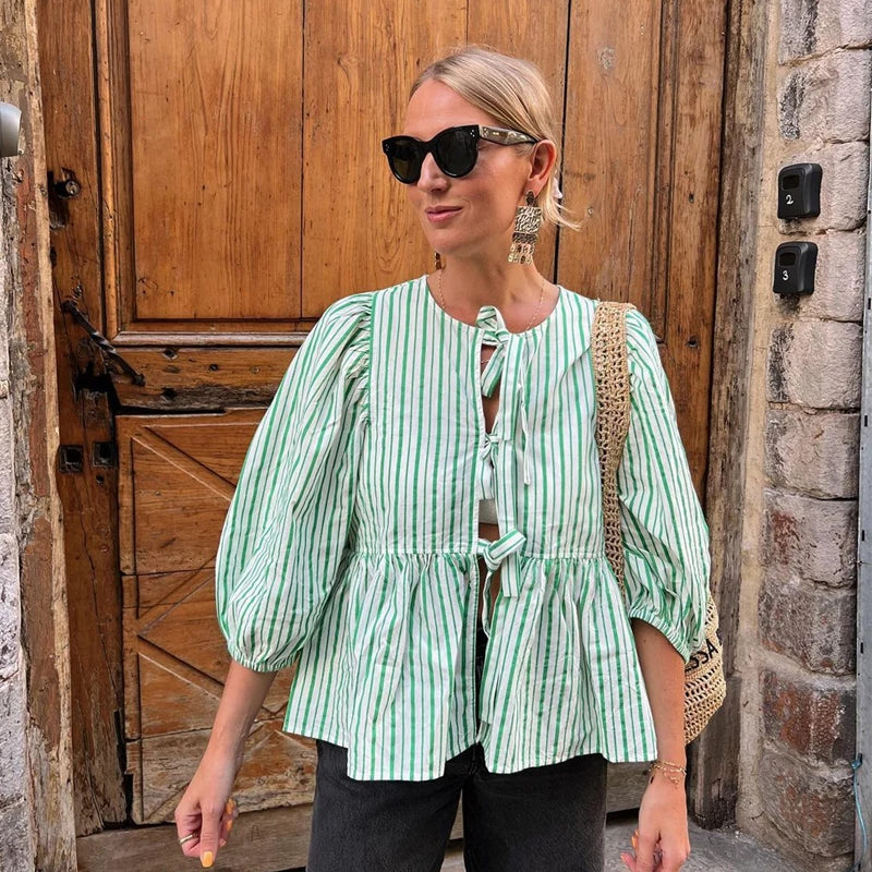 Vintage Inspired Blouse with a Contemporary Edge