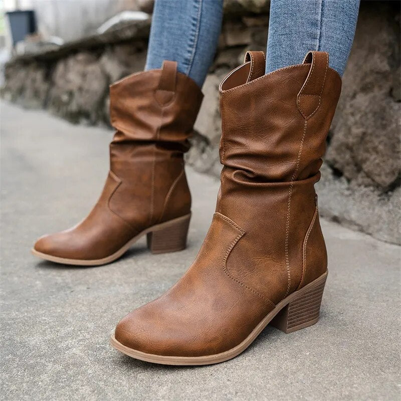 Vintage Inspired Orthopedic Boots