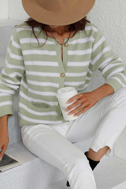 Classic Vintage Cardigan with a Flattering Fit