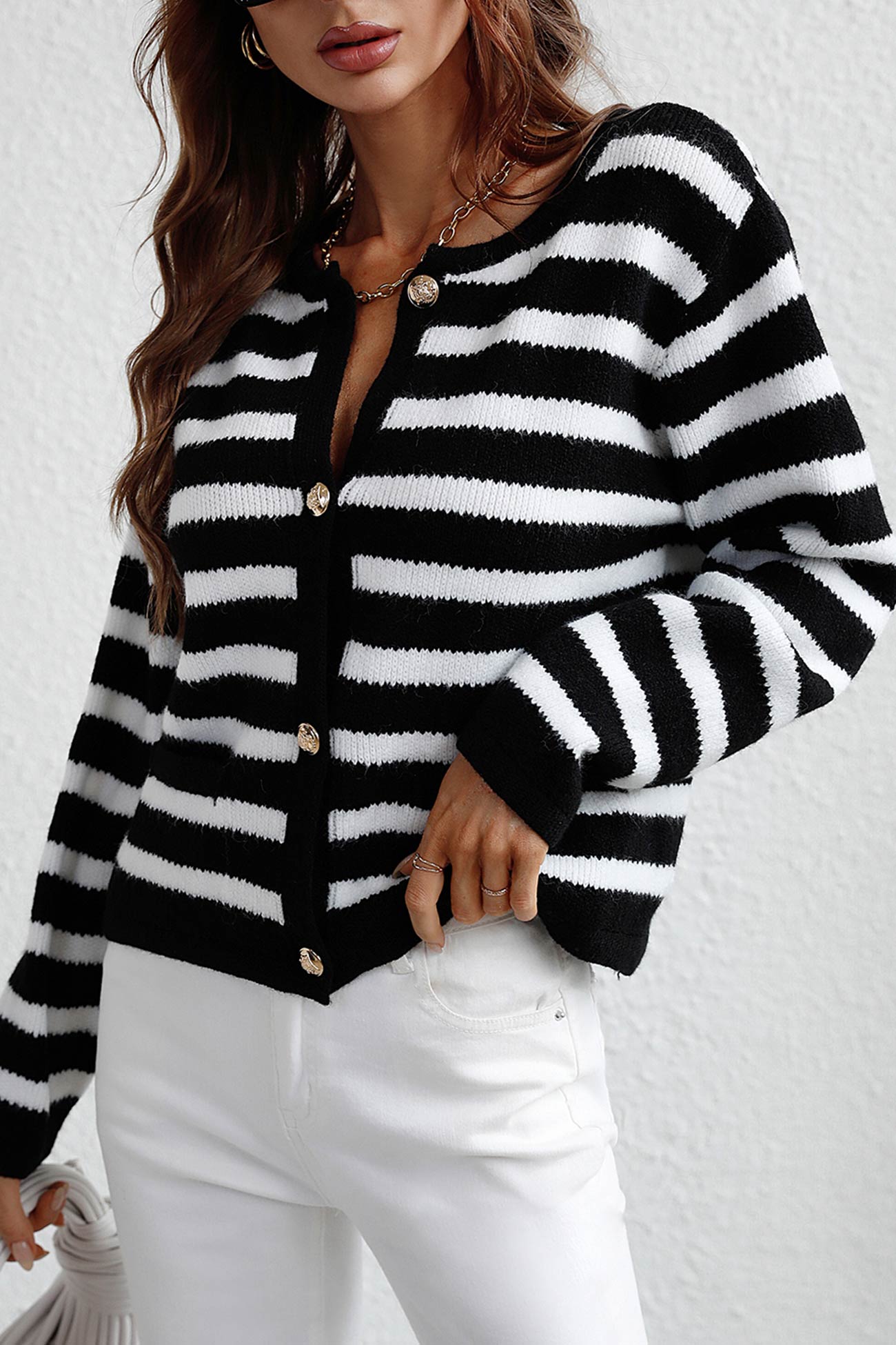 Classic Vintage Cardigan with a Flattering Fit