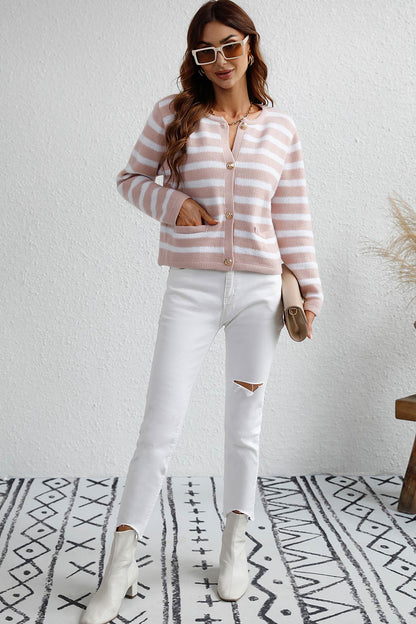 Classic Vintage Cardigan with a Flattering Fit