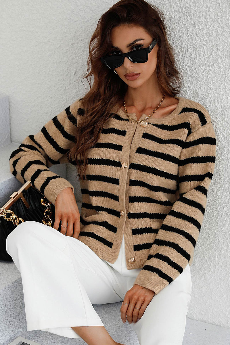Classic Vintage Cardigan with a Flattering Fit