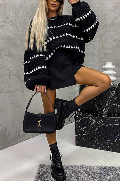 A Vintage Style Sweater with Delicate Timeless Details