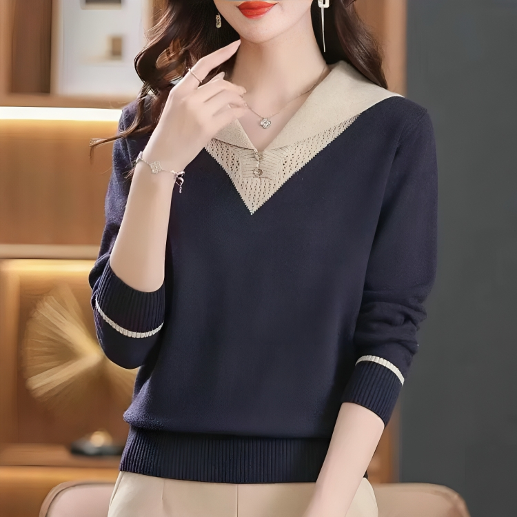 Vintage Inspired Sweater with a Contemporary Edge