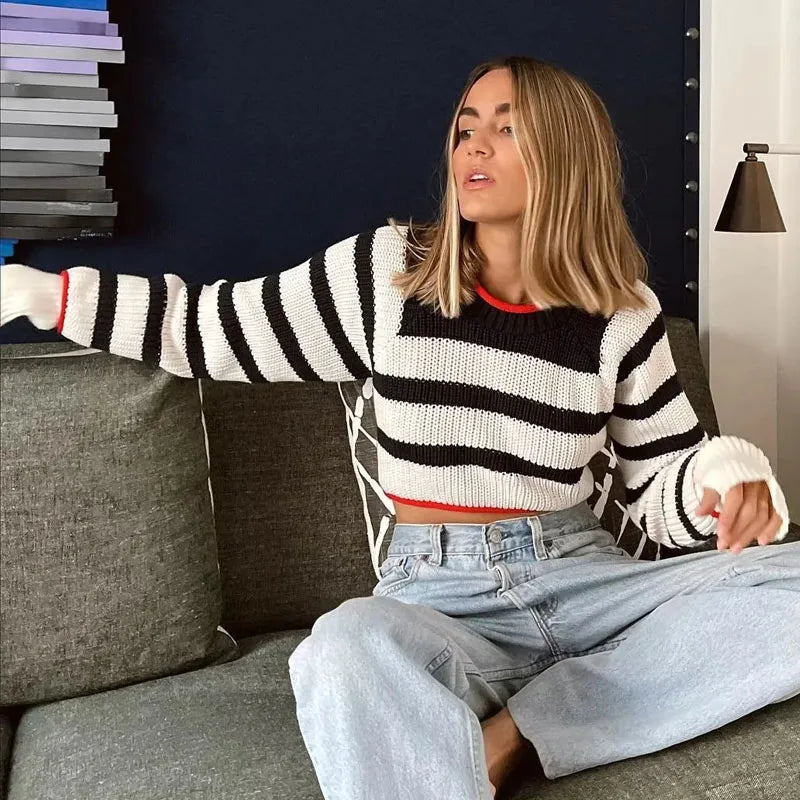 A Vintage Style Sweater with Delicate Timeless Details