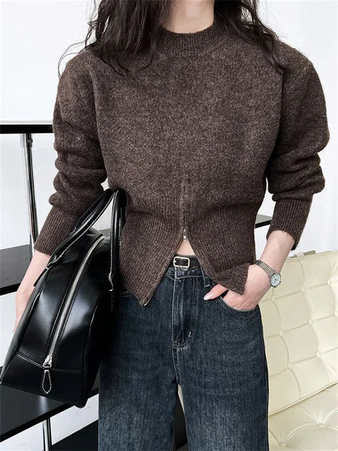 A Vintage Style Sweater with Delicate Timeless Details