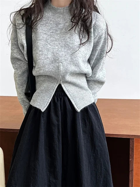 A Vintage Style Sweater with Delicate Timeless Details