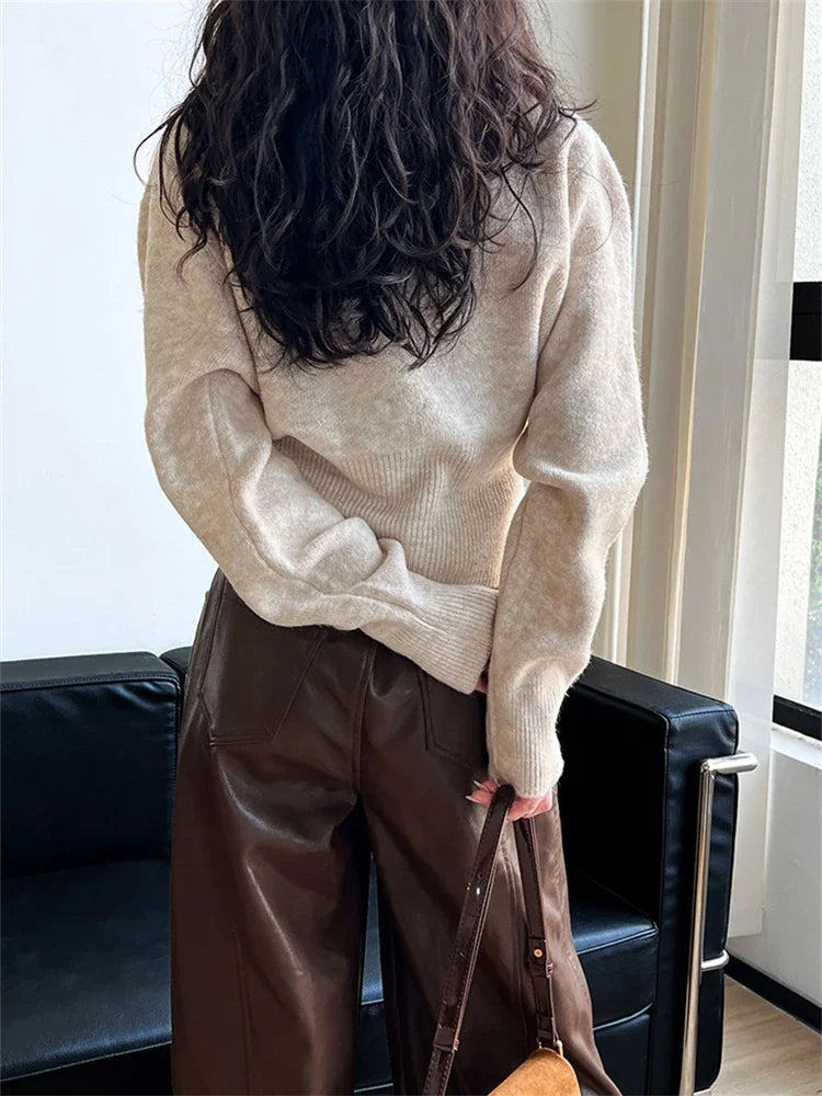 A Vintage Style Sweater with Delicate Timeless Details