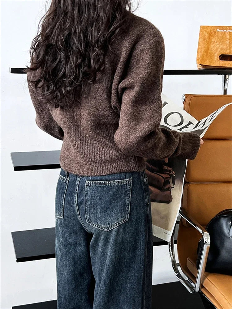 A Vintage Style Sweater with Delicate Timeless Details