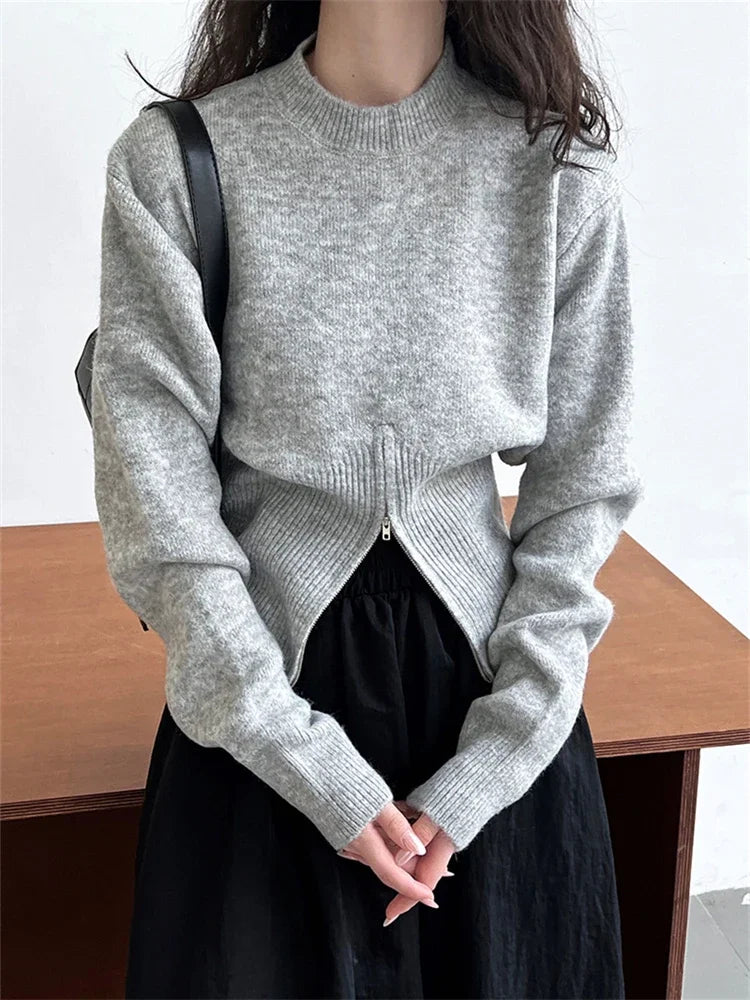 A Vintage Style Sweater with Delicate Timeless Details