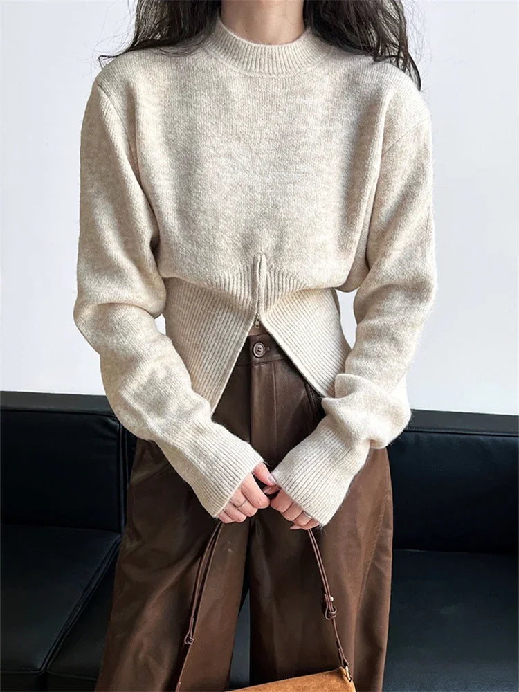 A Vintage Style Sweater with Delicate Timeless Details