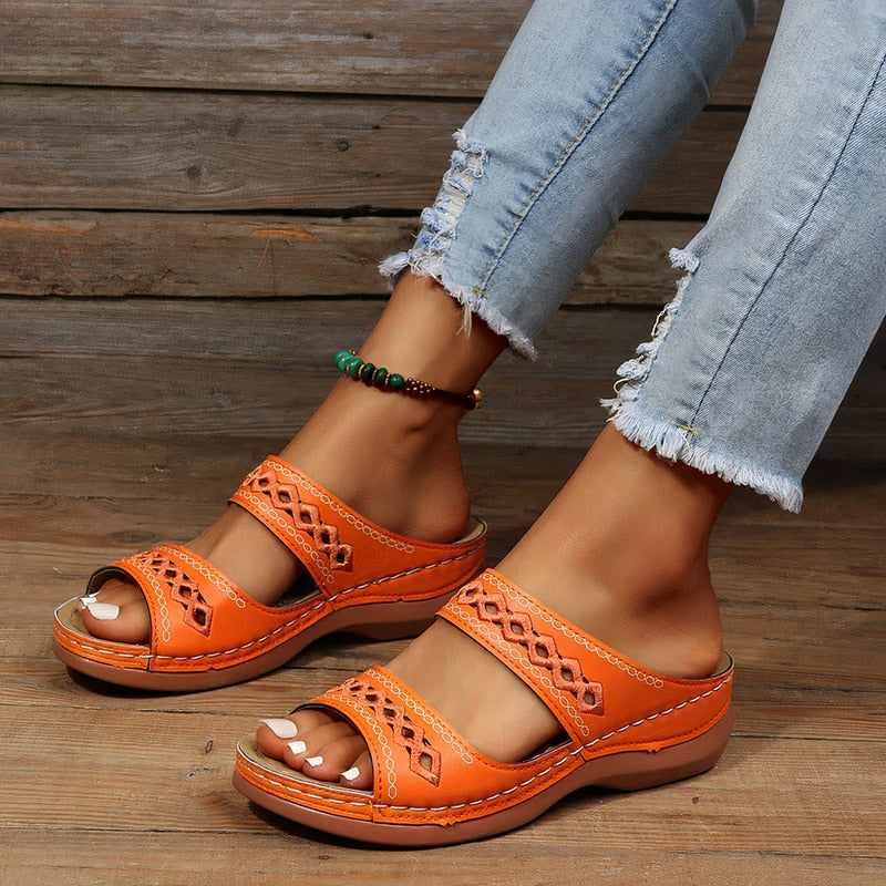 Classic Orthopedic Sandals with Timeless Style
