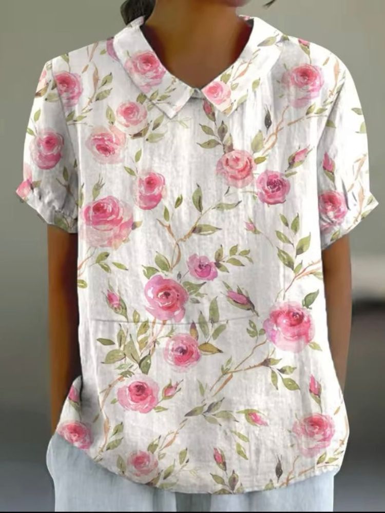 Classic Vintage Blouse with a Flattering Fit